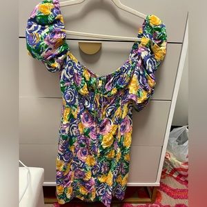 zara floral dress